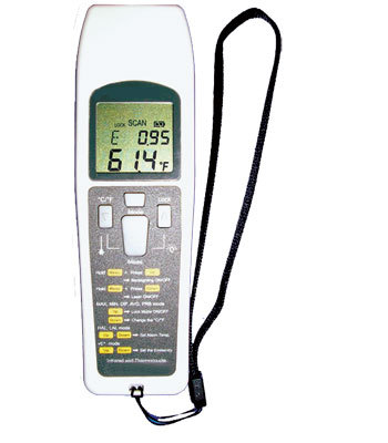 Wide range infrared thermometer irt with 