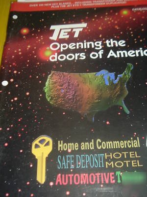 Jet 498 key blank identification (locksmith supplies)