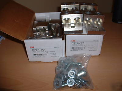 Lot 2 abb ozxa-27 600 amp lug kit for oetl-NF600A 