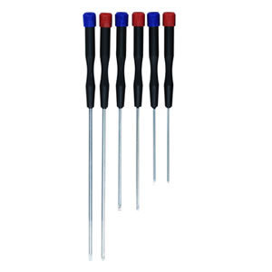 New 6 piece long precision screwdriver set ( )