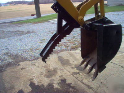 Heavy duty backhoe thumb excavator claw hoe clamp 1/2