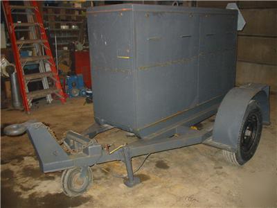 Aeco 15 kw towable mobile generator w/ 6 cyl gas engine