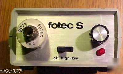 Fotec M200 S310 A109 fiber optic test kit & accessories