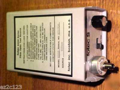 Fotec M200 S310 A109 fiber optic test kit & accessories