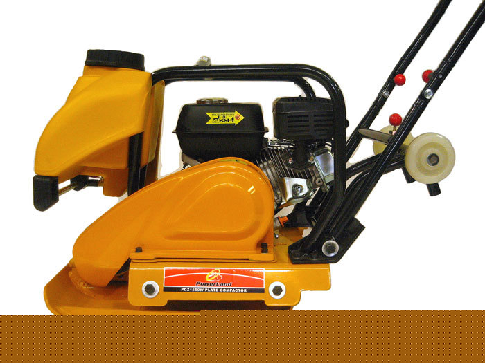Gas vibratory plate compactor 6.5 hp water tank /wheels