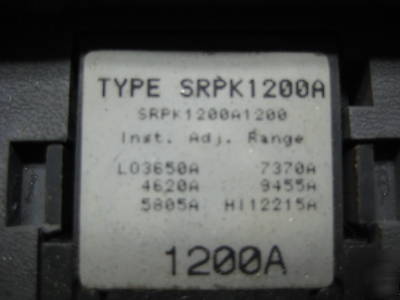 Ge general electric spectra SKHA36AT1200 1200 amp a