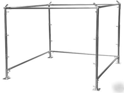 New canopy ready mesh panel booth frame 10 x 10 