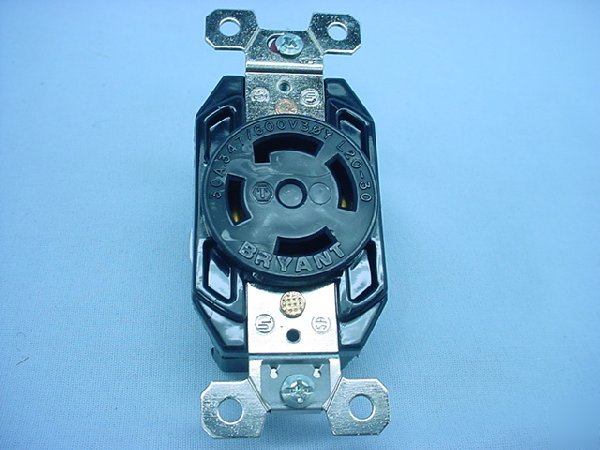 Bryant L20-30 locking receptacle 30A 347/600V 3PH y