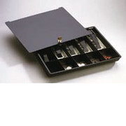 Buddy plastic cash tray with lid, black, #0544- - 