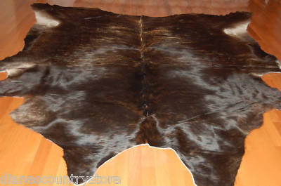 Cow hide steer hide pelt skin western ranch lodge rug