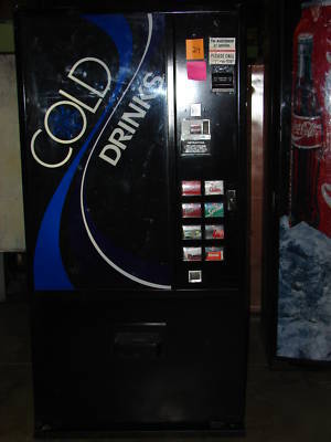 Dixie narco 501 - 8 select can soda water drink machine