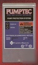 Electronic well pump saver {pump tec by franklin }