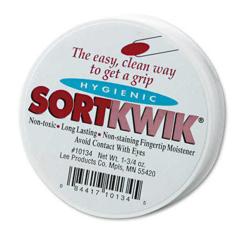Lee 10134 sortkwik antimicrobial fingertip moistener X5