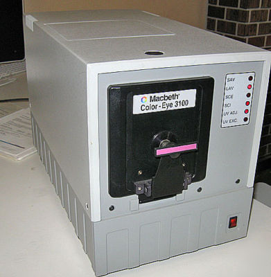 Macbeth color-eye 3100 lab grade spectrophotometer