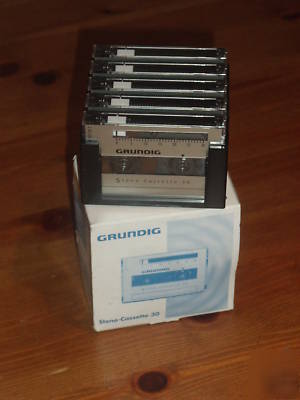 New grundig steno 670 30 micro cassettes 5 pack brand 