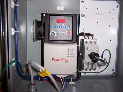 New powerflex motor controller drive 480V configurable 