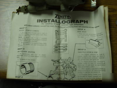 New zenith carburetor 12522 , vintage tractor