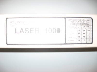 Pc-1000 / laser 1000, panoramic dental x-ray, 2002