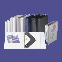 Round ring view binder, 1/2 capacity, 11 X8-1/2 , whit