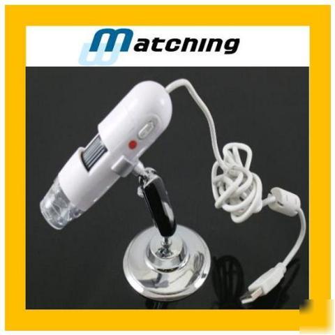 1.3 mega pixel video 200X usb digital microscope pc cam