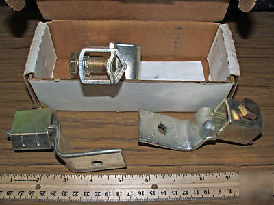 3 copper 1HOLE lug bolted connector offset tang 1/0-500