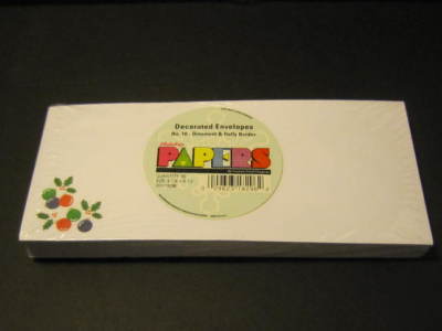 50 decorated envelopes/holiday papers/4 1/8