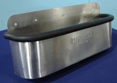 Dipwell ss ice cream dipping well w/dividers, 15