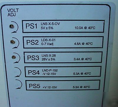 Lambda electronics inc. power supply(volt adj to 5 p/s)