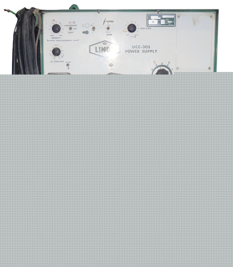 Linde ucc 305 power supply welder