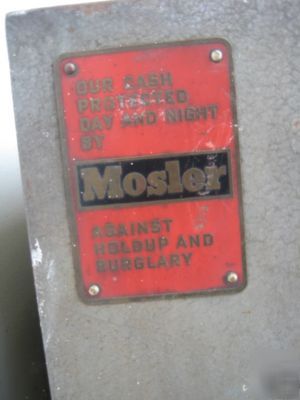 Mosler safe co. x-60 burglary resistive business chest 