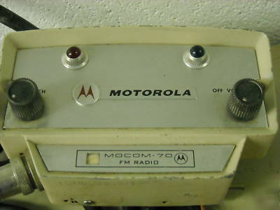 Motorola mocom 70 vhf mobile complete adam 12