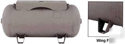 New 120 gallon horizontal air tank/receiver w/topplate 