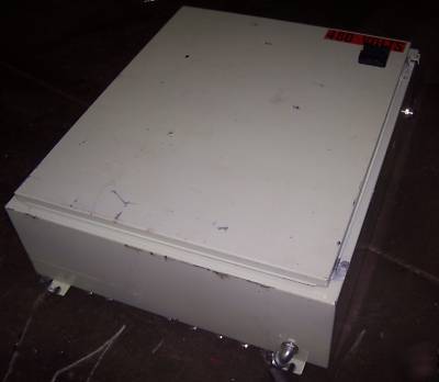 Used hoffman enclosure box cat# a-363010LP w/ disconnec
