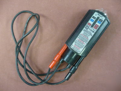 Wiggy 6610 vt-1 voltage tester with leads
