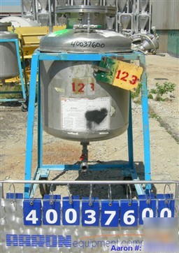 Used- o.g. kelley co. pressure tank, 55 gallon, 304 sta