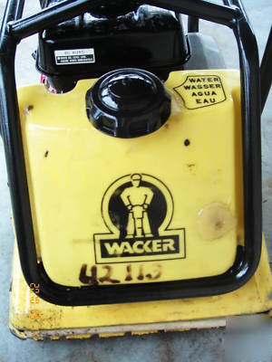 Wacker 1550 vibratory plate compactor wb honda 5.5 hp