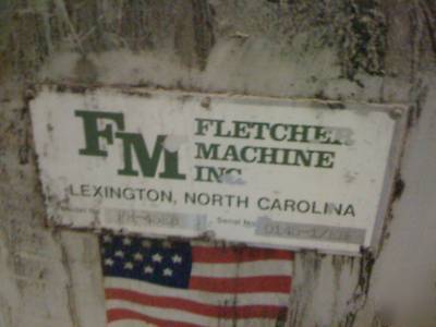 2001 fletcher fm-45 eb programmable edgebander