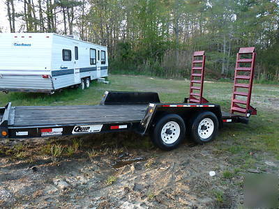 2005 towmaster quipnet qc-10 equipment trailer - 10K