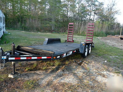 2005 towmaster quipnet qc-10 equipment trailer - 10K