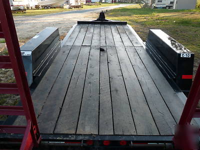 2005 towmaster quipnet qc-10 equipment trailer - 10K