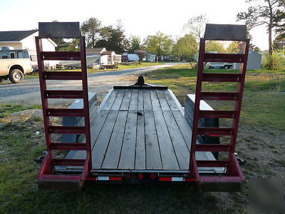 2005 towmaster quipnet qc-10 equipment trailer - 10K