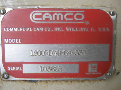 Camco indexing gear box with posidyne clutch / brake 