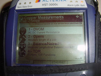 Exec wavetek acterna jdsu HST3000 hst 3000 meter w case