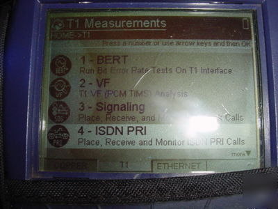 Exec wavetek acterna jdsu HST3000 hst 3000 meter w case