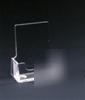 5 x single acrylic business card holder-portrait style