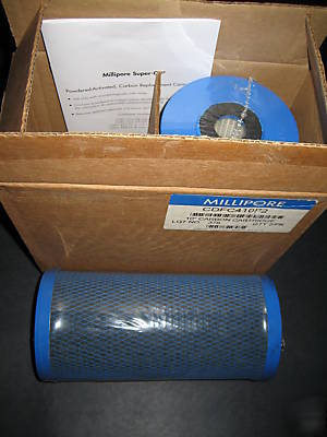 Water filter, carbon cartridge X2, millipore CDFC410F2