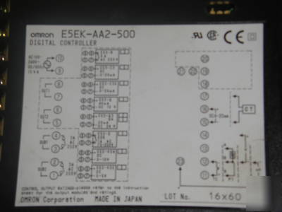 Omron E5EK digital process controller E5EK-AA2-500