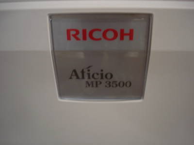 Ricoh aficio MP3500 copier w/print, fax & scan
