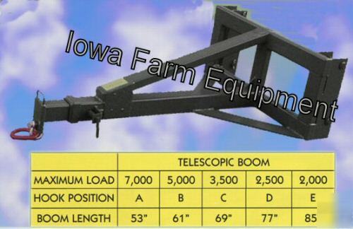 Telescopic boom, asv,bobcat,case,john deere skidsteers