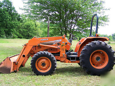 Kubota l-4150 4X4 compact diesel tractor loader 50HP